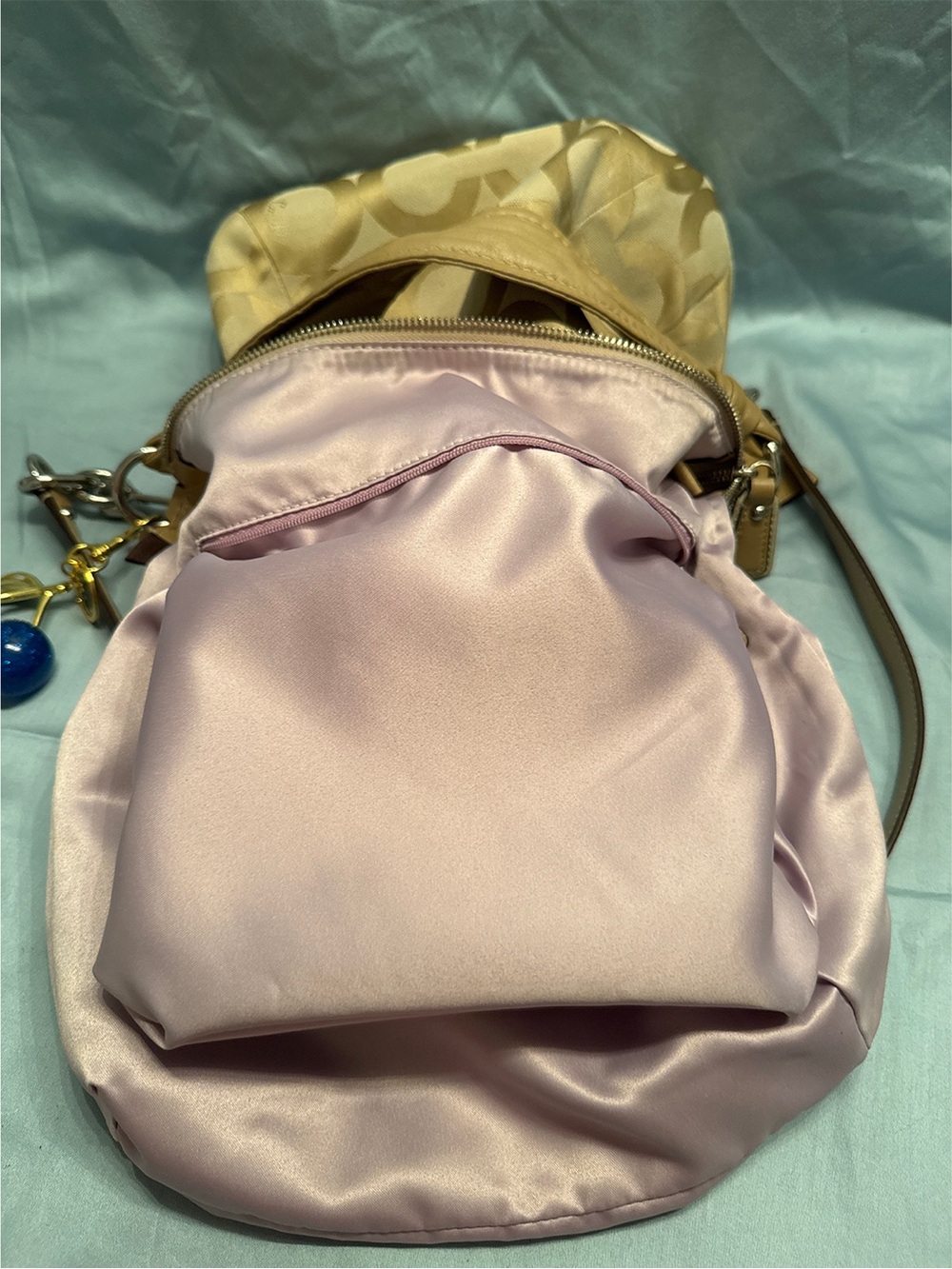 Coach Kristin Signature Op Art Hobo / Shoulder Bag - Picture 11 of 15